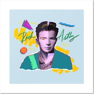 RICK ASTLEY 80S RETRO STYLE Posters and Art